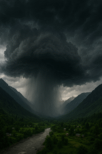 Cloud Burst in Swat Valley 2025